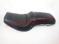Seat with thread design and buttons