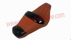 Seat 1.25 in and black combo with rider backrest