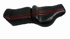 Seat with rider and pillion backrest for extra comfort