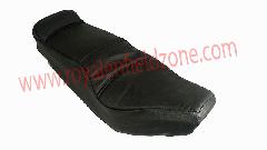 Black seat cover with foam backrest