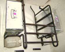 CARRIER WITH BOX AND PETROL CANE