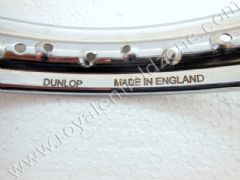 WHEEL DUNLOP MADE IN ENGLAND ENGRAVED