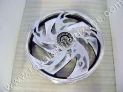 ALLOY WHEELS WITH CUSTOM SPINNERS