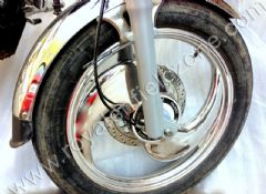 ALLOY WHEEL 2 SPOKE FULL CHROME
