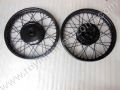 SPOKE WHEEL RIM IN MATT BLACK
