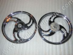 ALLOY WHEELS 3 SPOKE FULL CHROME