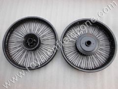 80 SPOKES FRONT AND REAR WHEEL RIM IN MATT BLACK