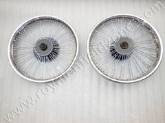 80 SPOKES WHEEL SET WITH OLD STYLE HUBS
