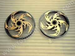 100 SPOKE RIMS WITH BRASS SPINNERS