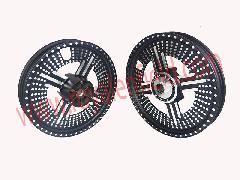 royal erado harley fat boy style 4 spoke alloy wheel front 19