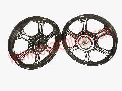 6 spoke alloy wheel front 19