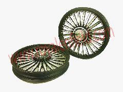24 spoke alloy wheel front 19