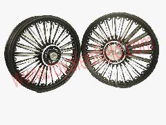 24 spoke alloy wheel front 19