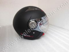 BEON CLASSIC MATT BLACK HELMET WITH GLARES INSIDE